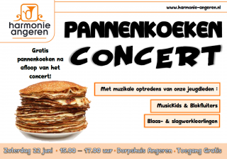 Muzikaal genieten tijdens het pannenkoekenconcert!