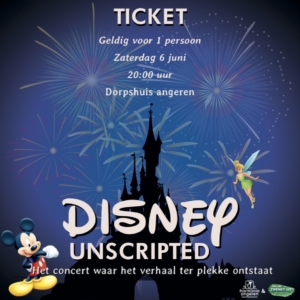 Toegangskaart "Disney Unscripted" - Themaconcert 6 juni 2026